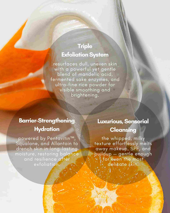 the meringue melt - regenerating cleanser