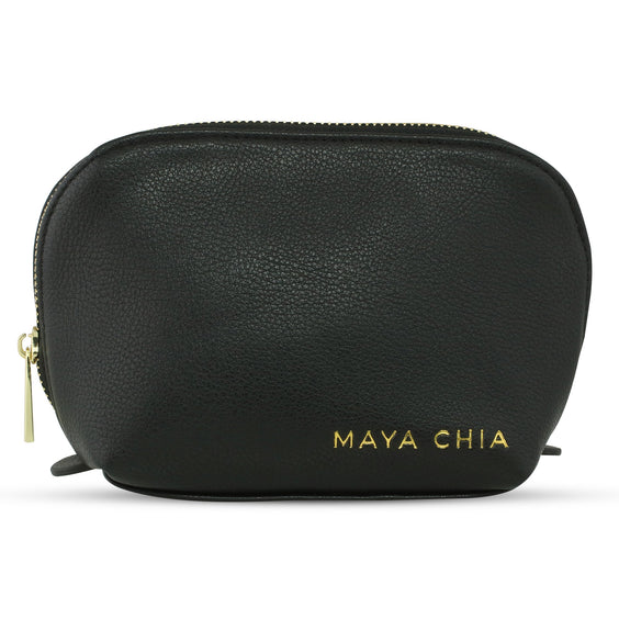 Luxe Vegan Leather Cosmetic Bag - Maya Chia